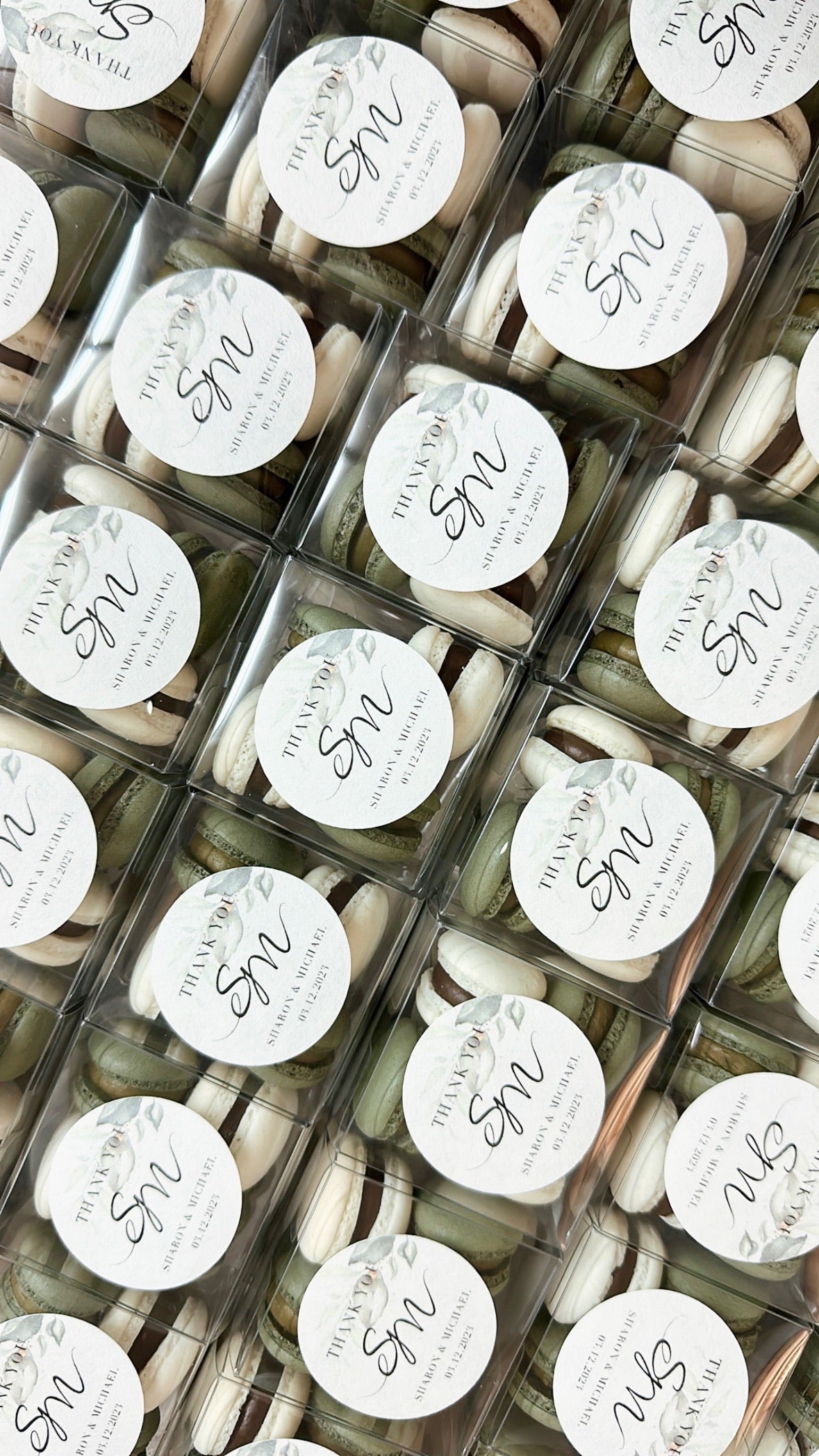 【婚禮回禮】迷你⾺卡⿓4件裝 Mini Macaron Wedding Favour 4pcs