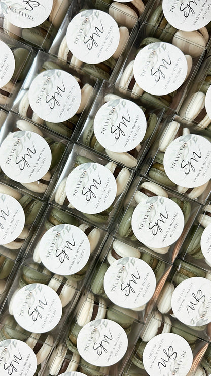 【婚禮回禮】迷你⾺卡⿓4件裝 Mini Macaron Wedding Favour 4pcs