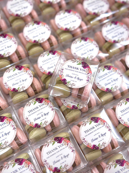 【婚禮回禮】迷你⾺卡⿓4件裝 Mini Macaron Wedding Favour 4pcs