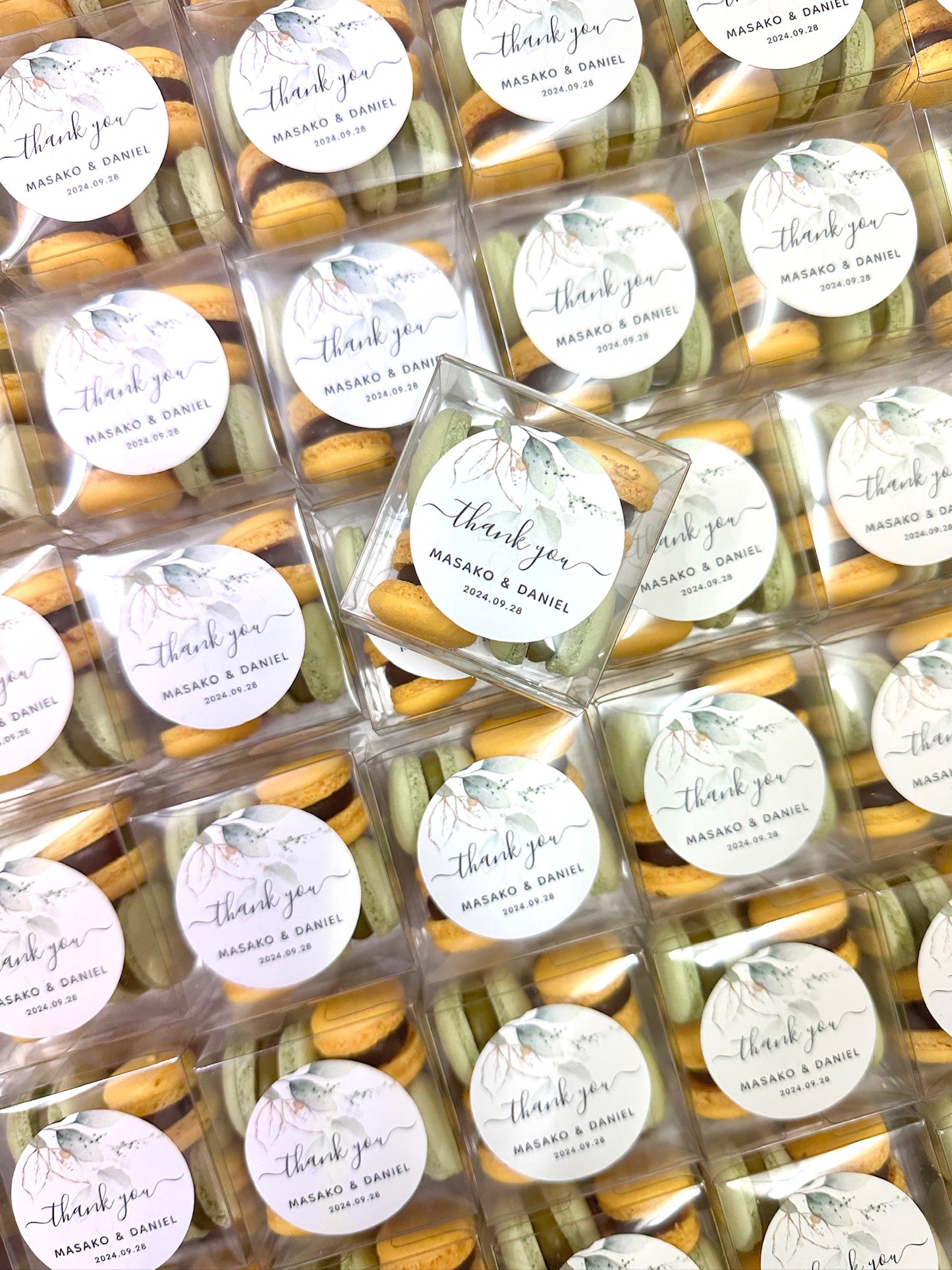 【婚禮回禮】迷你⾺卡⿓4件裝 Mini Macaron Wedding Favour 4pcs