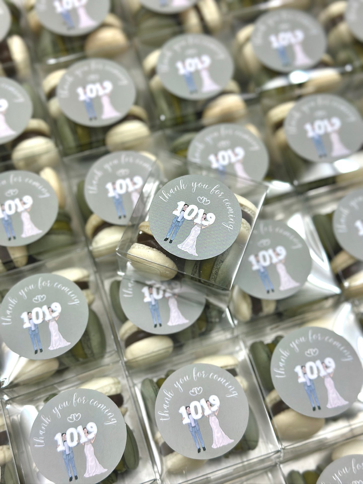 【婚禮回禮】迷你⾺卡⿓4件裝 Mini Macaron Wedding Favour 4pcs