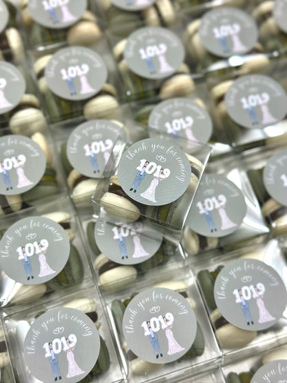 【婚禮回禮】迷你⾺卡⿓4件裝 Mini Macaron Wedding Favour 4pcs