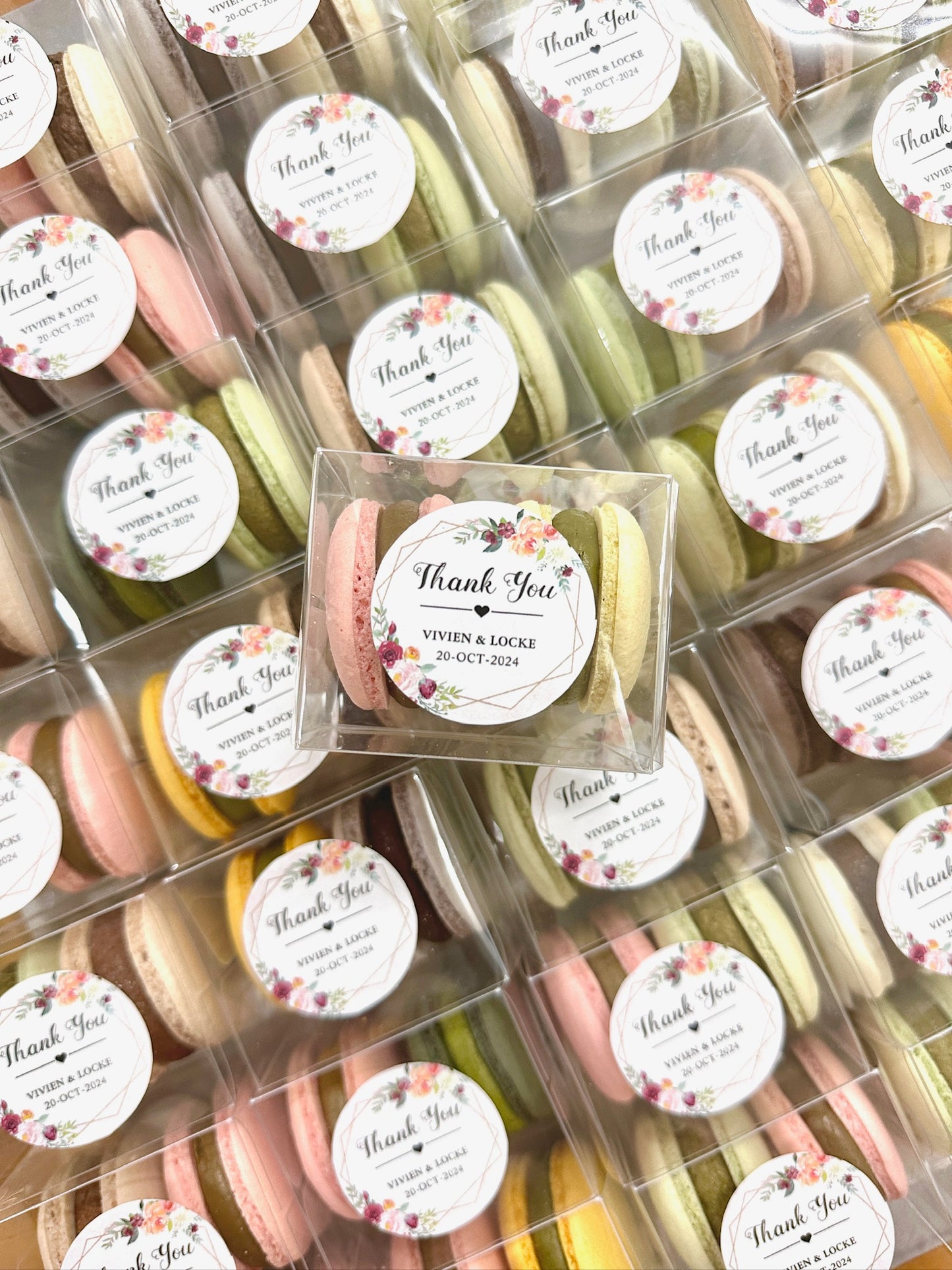 【婚禮回禮】經典⾺卡⿓2件裝 Signature Macaron Wedding Favour 2pcs