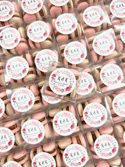 【婚禮回禮】迷你⾺卡⿓4件裝 Mini Macaron Wedding Favour 4pcs