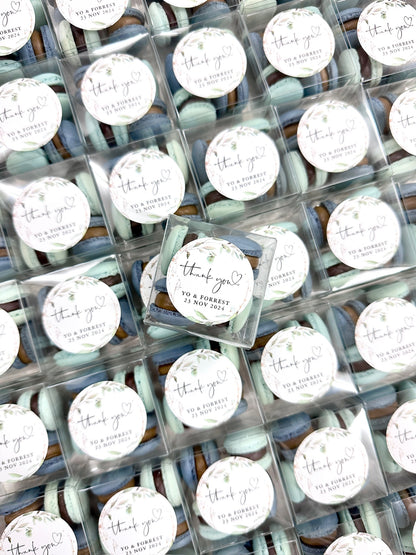 【婚禮回禮】迷你⾺卡⿓4件裝 Mini Macaron Wedding Favour 4pcs