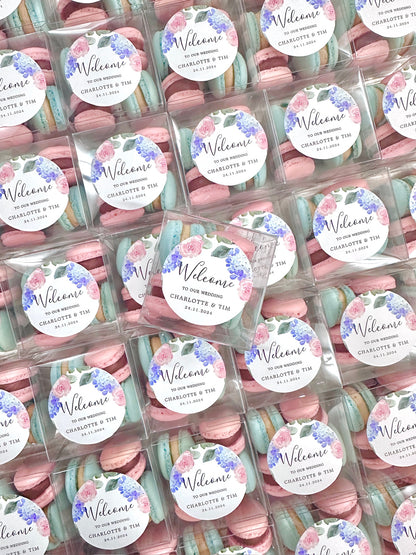 【婚禮回禮】迷你⾺卡⿓4件裝 Mini Macaron Wedding Favour 4pcs