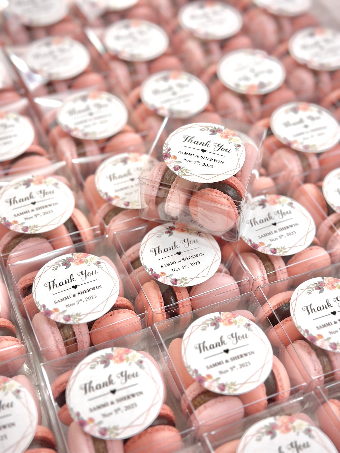 【婚禮回禮】迷你⾺卡⿓4件裝 Mini Macaron Wedding Favour 4pcs