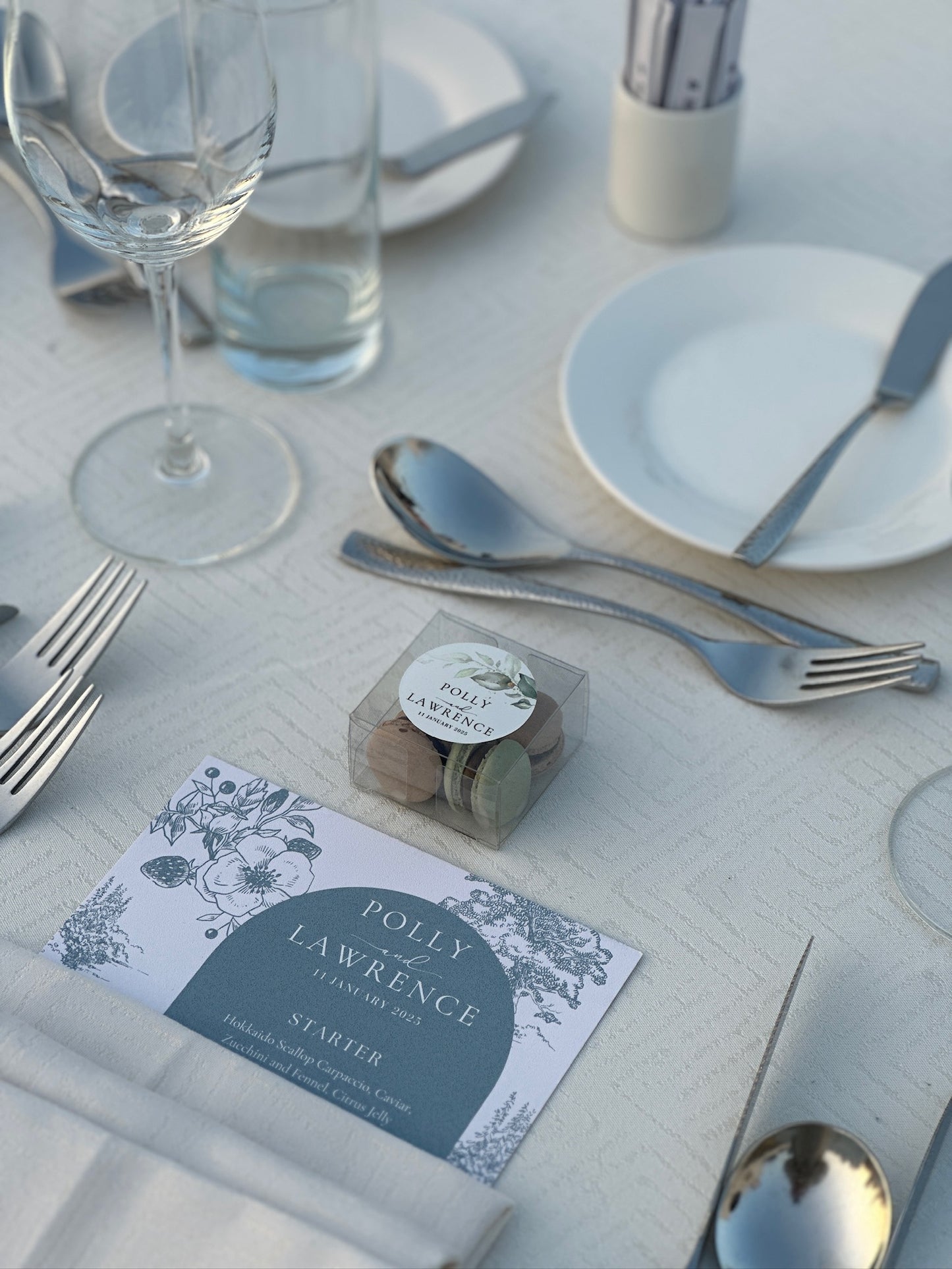 【婚禮回禮】迷你⾺卡⿓4件裝 Mini Macaron Wedding Favour 4pcs