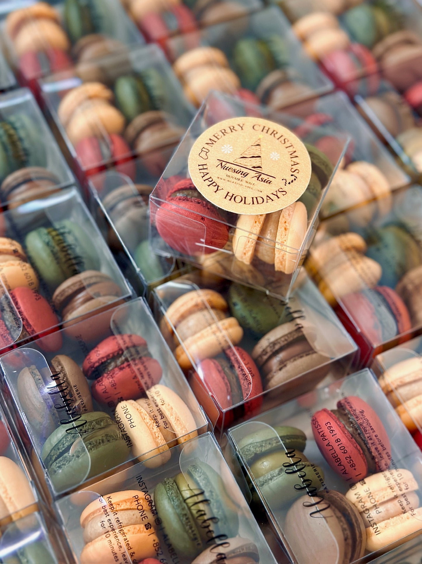 【獨⽴包裝】迷你⾺卡⿓4件裝 Mini Macaron Corporate Gift 4pcs