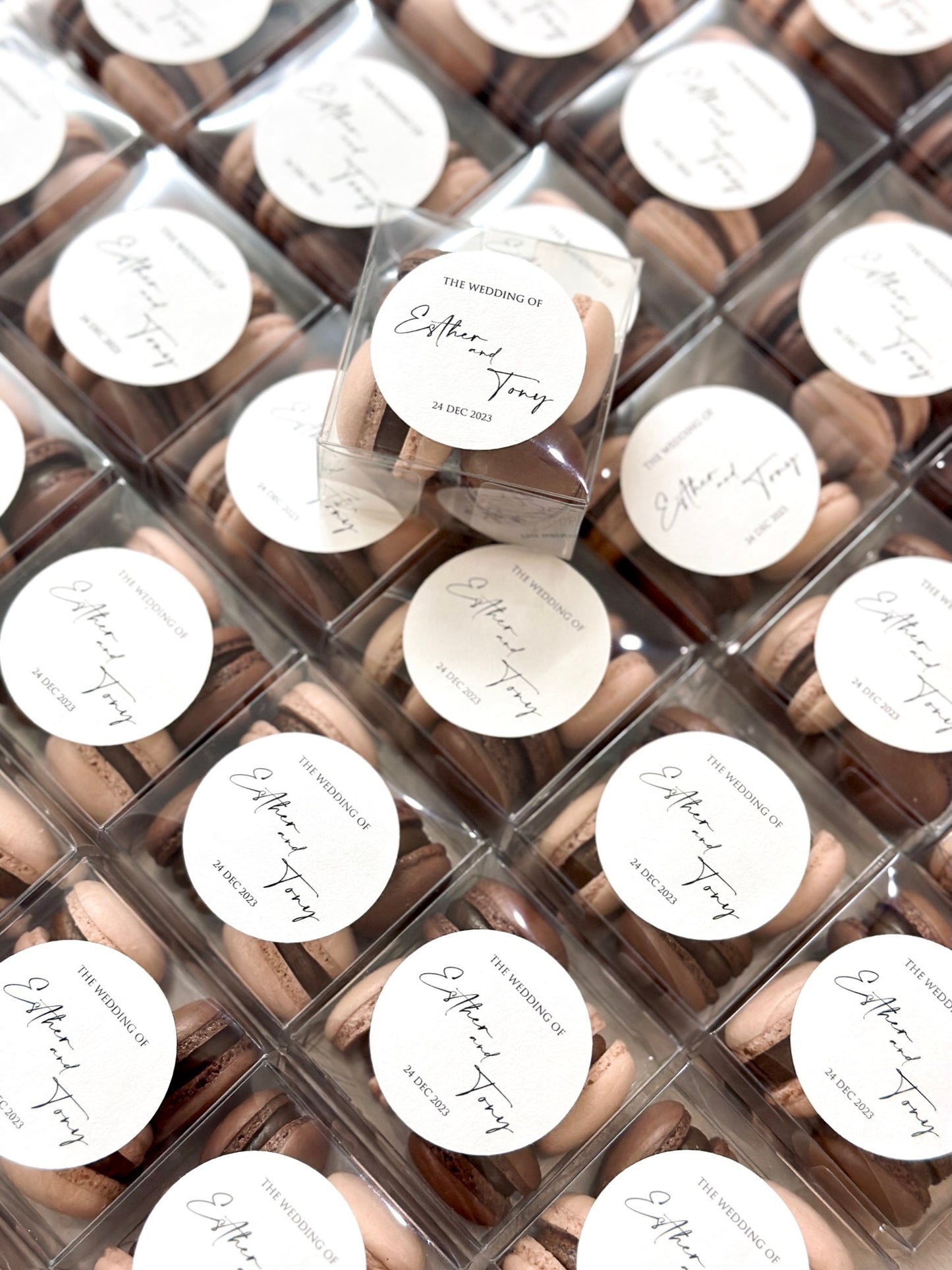 【婚禮回禮】迷你⾺卡⿓4件裝 Mini Macaron Wedding Favour 4pcs