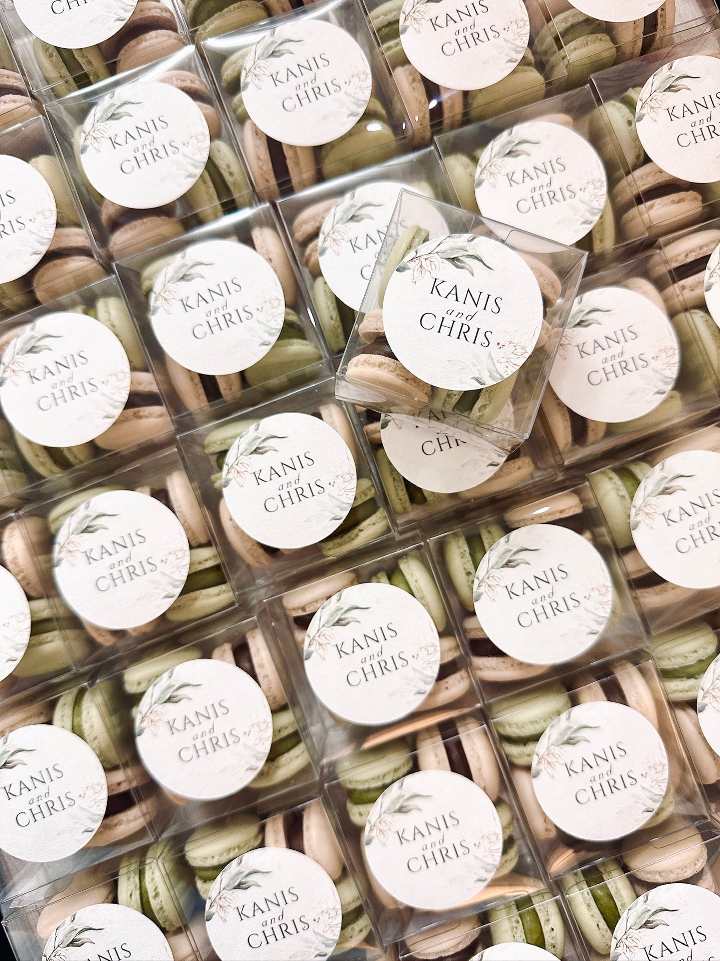 【婚禮回禮】迷你⾺卡⿓4件裝 Mini Macaron Wedding Favour 4pcs