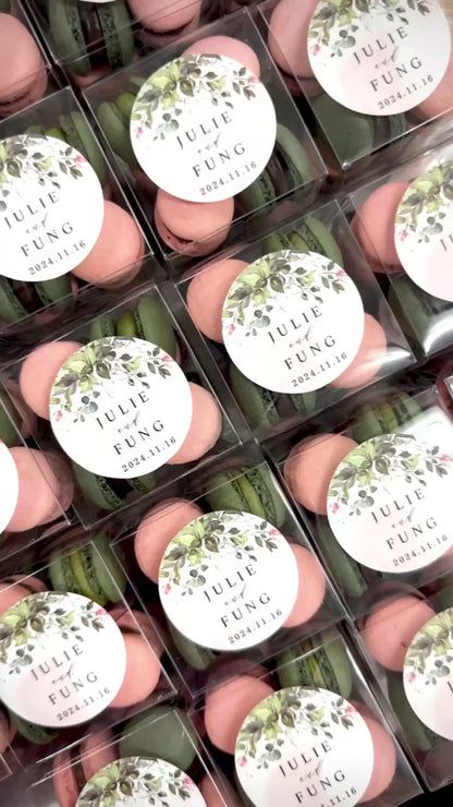 【婚禮回禮】迷你⾺卡⿓8件裝 Mini Macaron Wedding Favour 8pcs