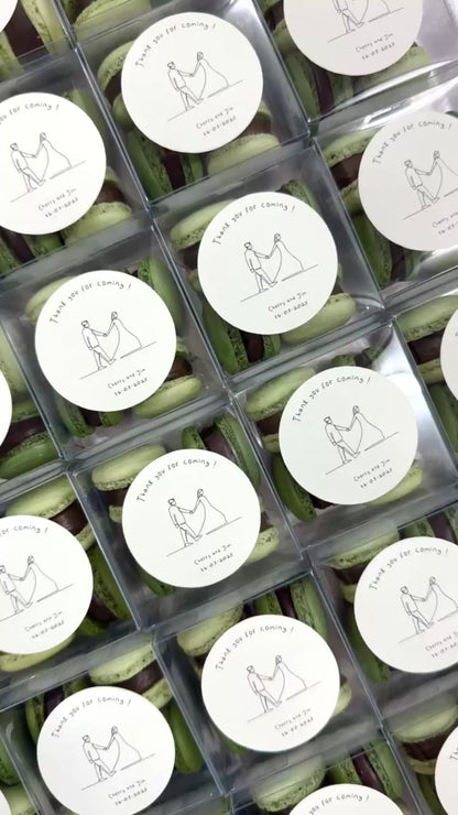 【婚禮回禮】迷你⾺卡⿓4件裝 Mini Macaron Wedding Favour 4pcs