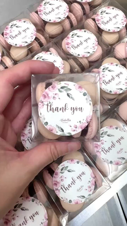 【婚禮回禮】迷你⾺卡⿓8件裝 Mini Macaron Wedding Favour 8pcs