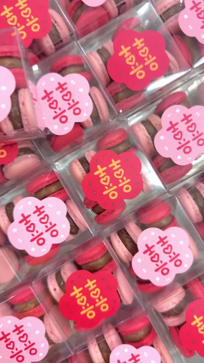 【婚禮回禮】迷你⾺卡⿓4件裝 Mini Macaron Wedding Favour 4pcs