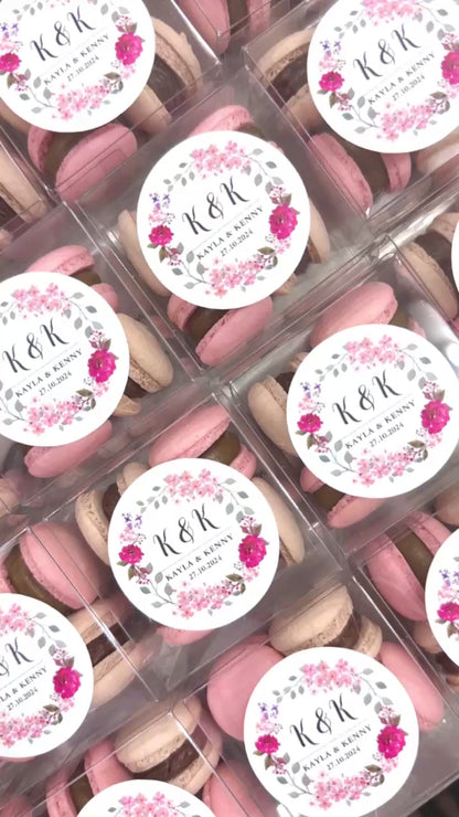 【婚禮回禮】迷你⾺卡⿓4件裝 Mini Macaron Wedding Favour 4pcs